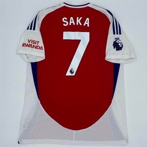 Arsenal Saka 2024 25 home Premier League jersey